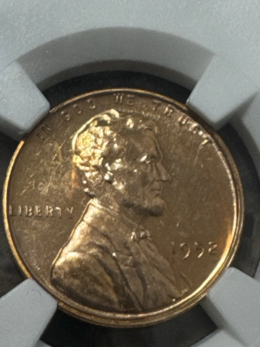 MS 67 Graded 1952 Lincoln Wheat US Small Cents (1909-1958) for