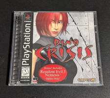 PlayStation Dino Crisis complete w/ demo disk CIB *tested* PS1 Capcom PSX
