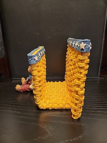 The Boyds Collection - Mamies Star Spangled Napkin Holder #4123 - Retired - RARE - Picture 4 of 17