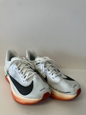 Nike Eliud Kipchoge Zoom Fly 6 Men s Running Shoe White Orange Size 8 VERY GOOD