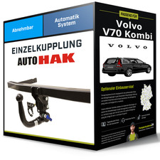 Abnehmbare Anhängerkupplung für VOLVO V70 Kombi 07- III Typ 135 Auto Hak AHK