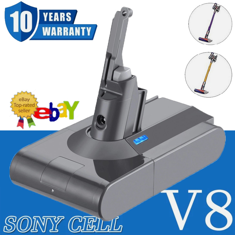 6400mAh Battery For Dyson V8 Absolute Animal Cordless Vacuum Cleaner SV10 215681