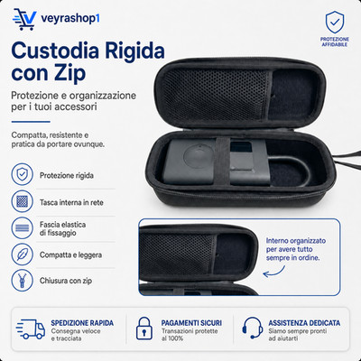 EVA Hard Case für Xiaomi Car Inflator 1S Mijia Kompressor Case Schwarz