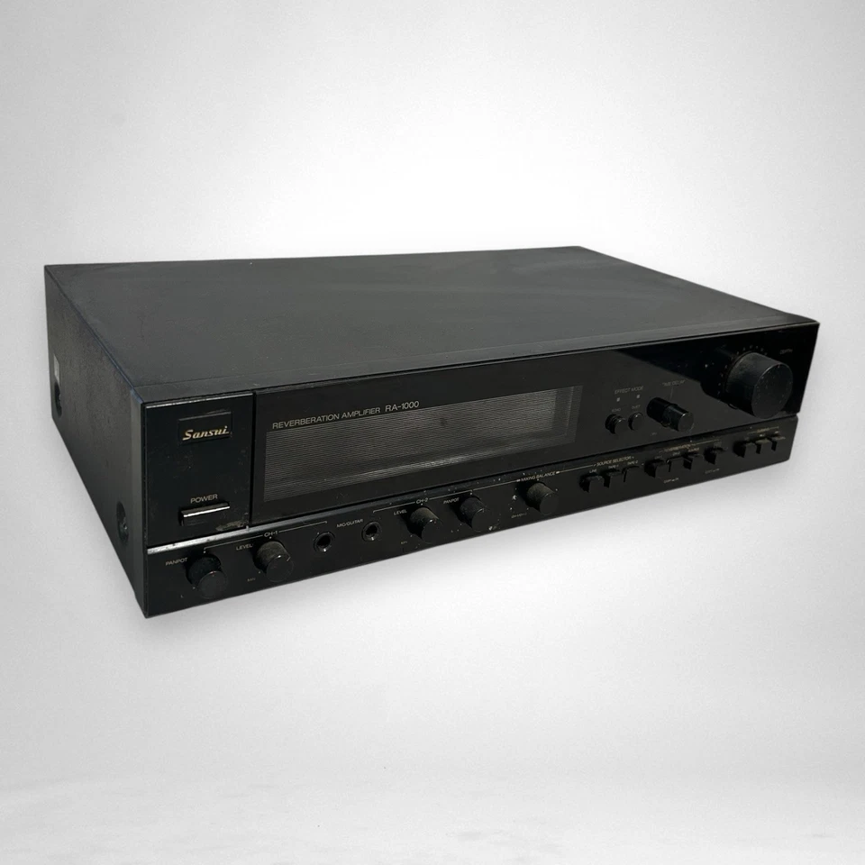 山水RA-1000混响放大器-已测试 — 第 2/4 张图片