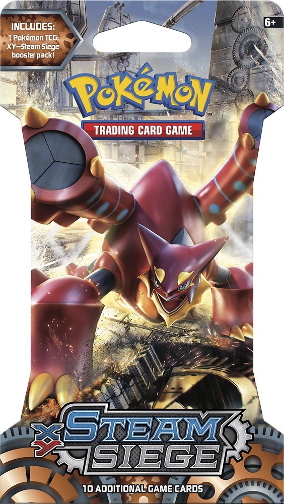 Pokemon XY Steam Siege SLEEVED Booster Pack [10 Cards] | eBay