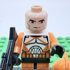 LEGO&reg; Clone Bomb Squad Trooper Minifigure (Phase 1) 7913 Exc Cond (sw0299)