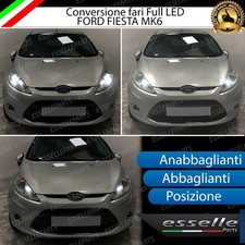 CONVERSIONE FARI FULL LED FORD FIESTA MK6 PRE-RESTYLING LENTICOLARE 6000K CANBUS