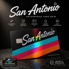 San Antonio Spurs Debit Card Skin Decal NBA B...