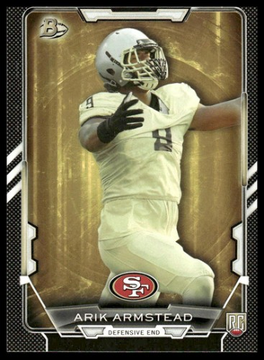 #ad Arik Armstead RC 2015 Bowman #8 Rookies Black San Francisco 49ers $1.69