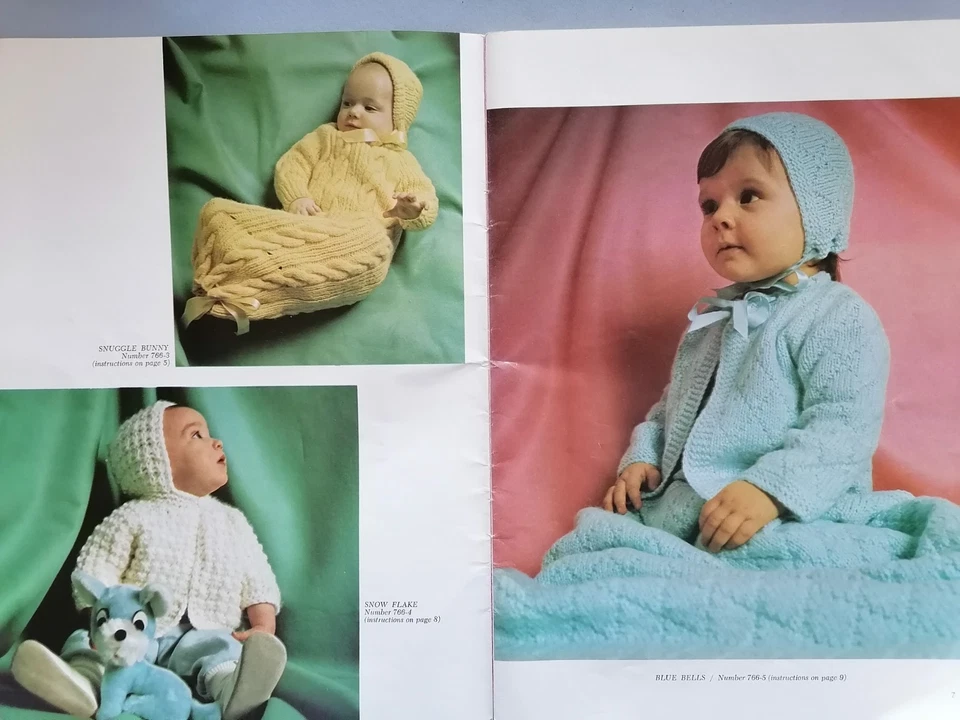Beautiful Baby Knitting/Crochet Book, 0-4yrs, 36 Styles - Columbia Minerva 766 - Image 3 of 4