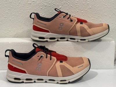 On Running Cloudnova Womens 8 Youth 6.5 Peach Red Sneakers Athletic Shoes