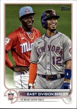 2022 Topps #98 NL East Division Smiles