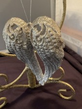 Christmas/ Holiday Angel Wings Ornament .New With Tag. Could B Used For Crafts