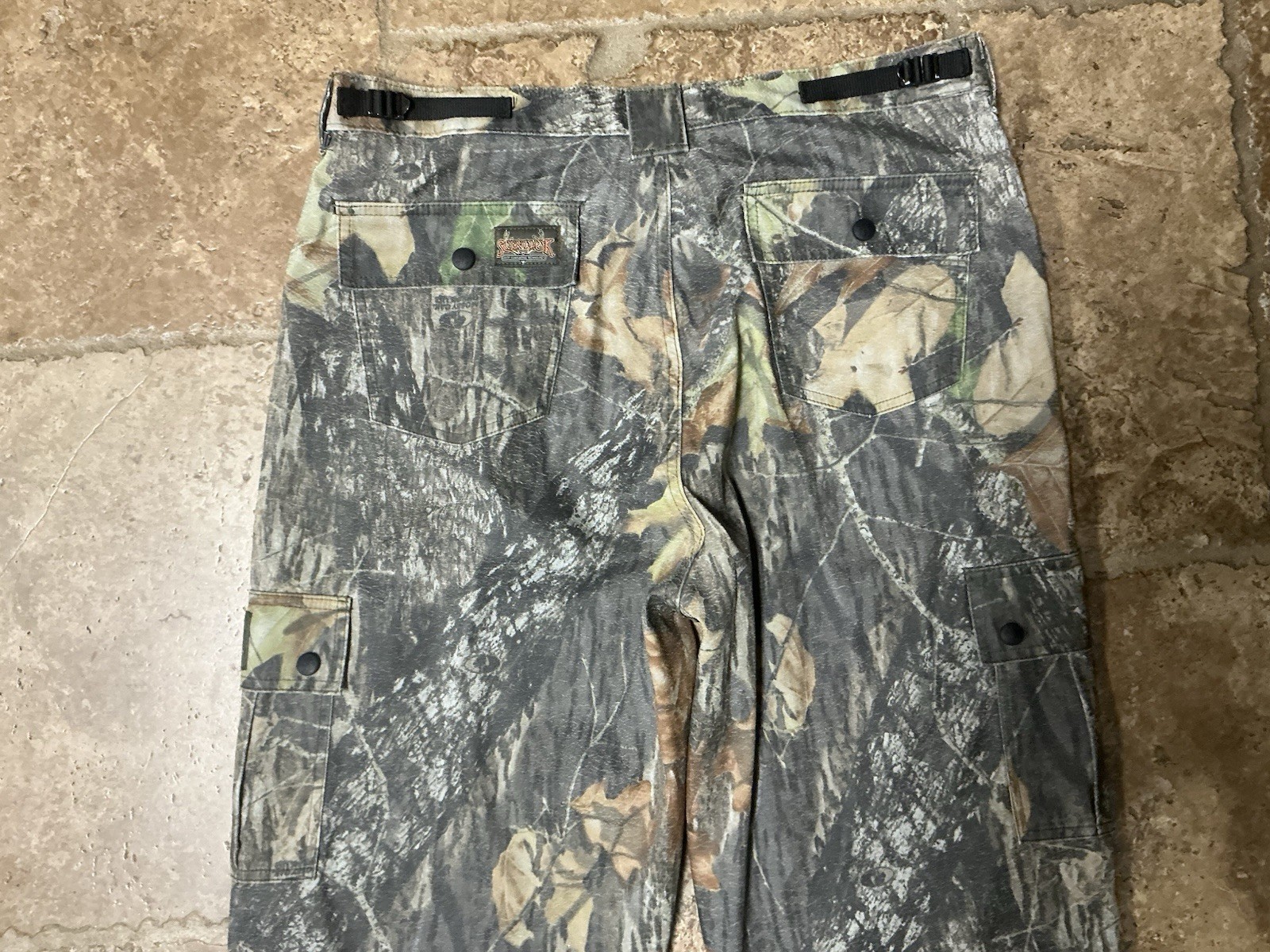 Scent Lok Men’s Size Large Adjustable Waist Belt Loops Camouflage Cargo Pants