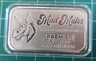 Mad Mules Flintlock 1 oz .999 Silver Art Bar  limited 200 mintage