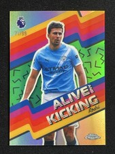 Rodri 2025-26 Topps Chrome Premier League Alive and Kicking Green /99 #AK-4