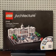 Lego Architecture Trafalgar Square 21045 Manual ONLY Instructions Booklet