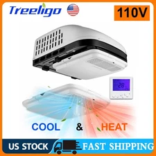115V 15000BTU Heater&Cool Air Conditioner Electric Rooftop AC Unit for RV Boat