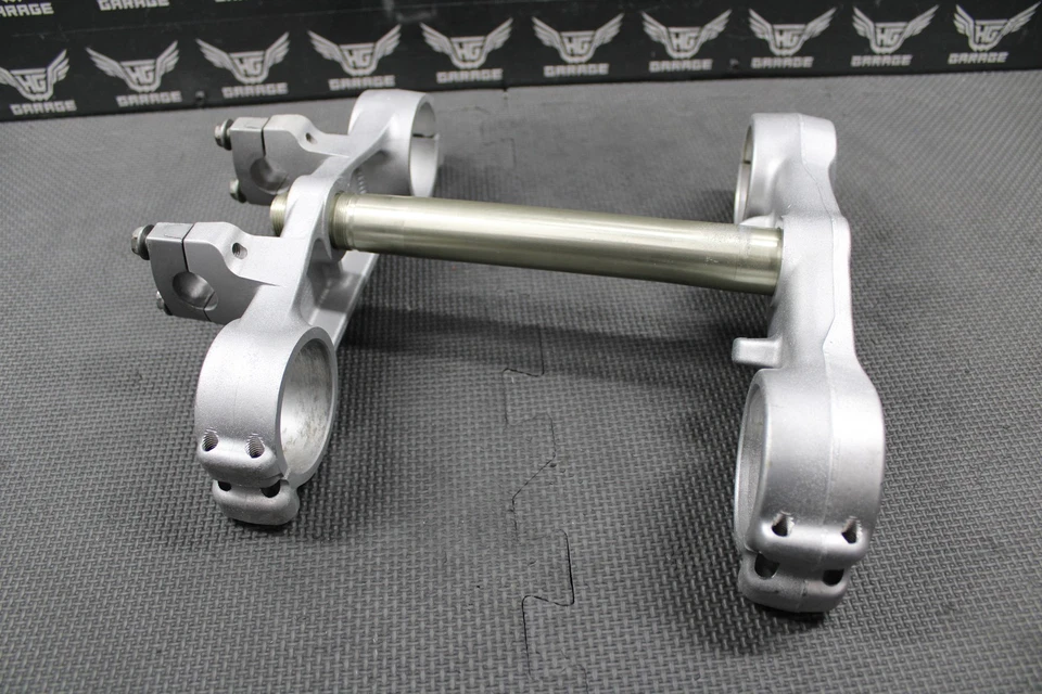 Kawasaki KX125 1999 2000 OEM horquillas delanteras inferior superior triple árbol barra de vástago abrazadera Foto 4 de 4