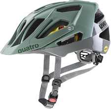 Uvex Quatro CC Fahrradhelm M, grün, reflekti...