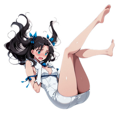 Rin Tohsaka Hestia Cosplay Vinyl Car Decal Sticker 7'' Weatherproof