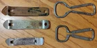 Lot of 5 Vintage Bottle Openers  - Coca-Cola - Hamms - Meister Brau - Griesdeck!