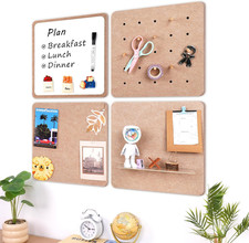 Pin Board Large Cork Boards for Walls, 4Pcs 24"X24" Bulletin Display Board - Not