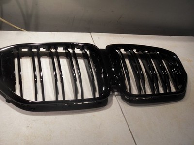 Front Kidney Grille Compatible with 2024-Up BMW X5 G05, Gloss Black Double Slat