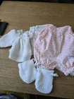 Vintage Cabbage Patch Kid 1980s bubble romper full set and Booties