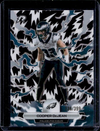 2025 Topps Resurgence Cooper DeJean Black and White Surge Refractor #/399 Eagles
