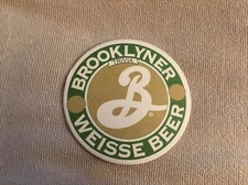 Brooklyn Brewery Trivia Beer Coaster, Brooklyn, NY, Brooklyner Weiss Beer
