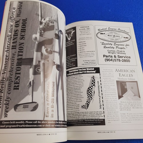 WARBIRDS WORLDWIDE MAGAZIN BELL P-39s REBUILD ROUNDUP OKTOBER 1998 MAGAZIN - Bild 7 von 10