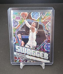 2020-21 Panini Mosaic Ja Morant Swagger Mosaic Prizm #14 Grizzlies 2nd Year
