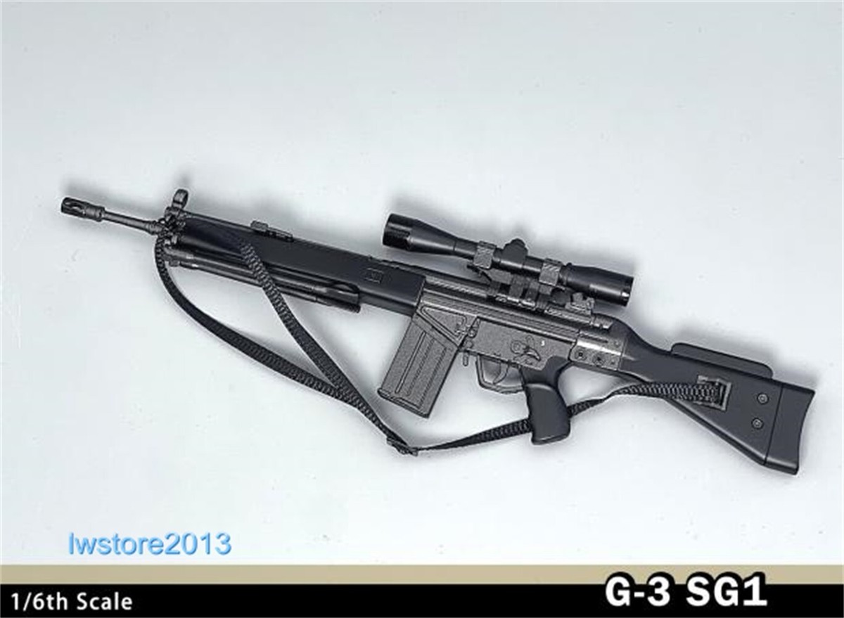 1:6 G3 SG1 sniper Rifle Weapon Gun Model For 12'' Male HT