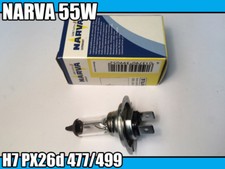 1x NARVA 55W Original H7 PX26d 477/499 Headli...