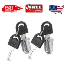 2 lock 4 Key Drawer Cam Cylinder Door Mailbox Cabinet Craftsman Tool Box Cabinet
