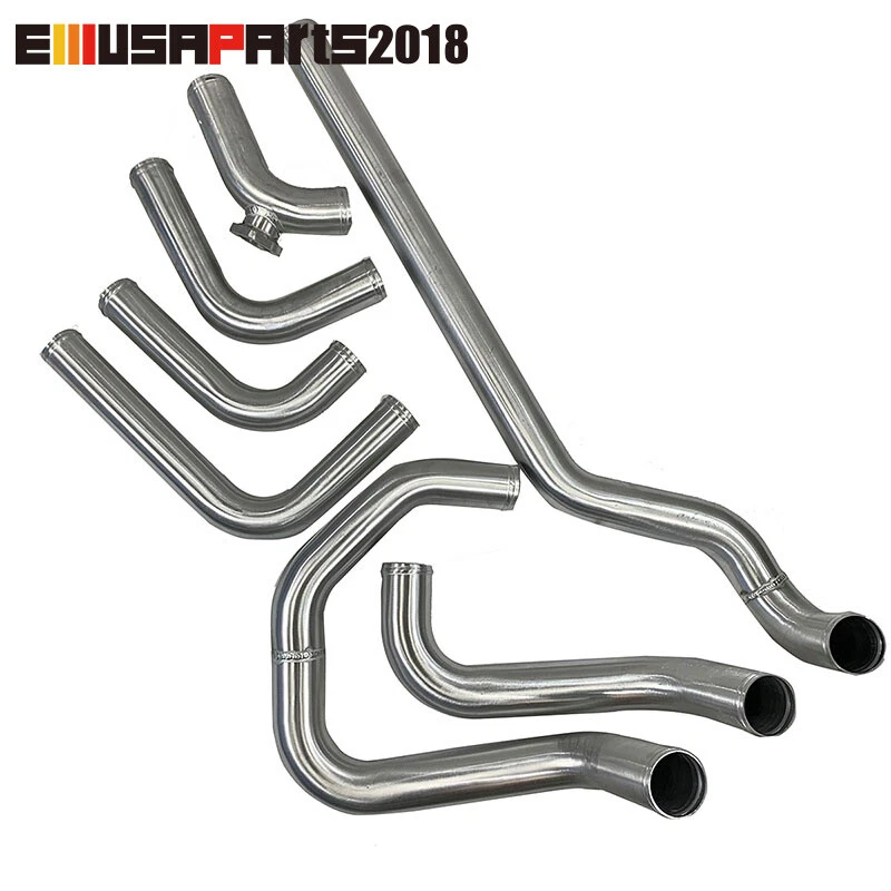 Комплект трубопроводов интеркулера + Т-образные болтовые зажимы + силиконовая муфта для 02–06 RSX тип S - Изображение 3 из 4