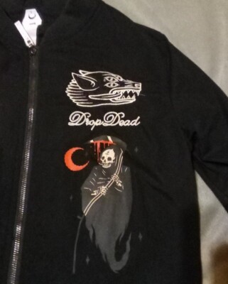 Drop Dead Clothing Reaper MMXIII Bomber Jacket Small BMTH Bring Me