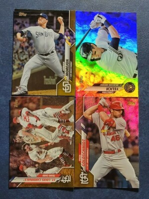 2020 Topps Series 1 GOLD FOILS Parallels You Pick - 2 Card Minimum