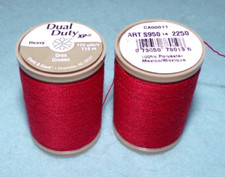 Dual Duty Heavy Thread, 125 Yards Red 2250 