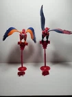 MOTU Zoar & Screech Eagle Vintage Hawk Birds Mattel Masters of the Universe b1
