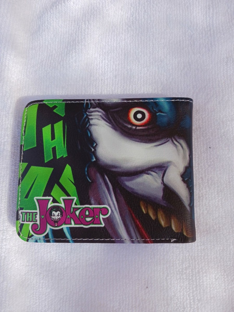 Joker Print Bi-Fold Wallet. New with tags. Shipped with USPS First