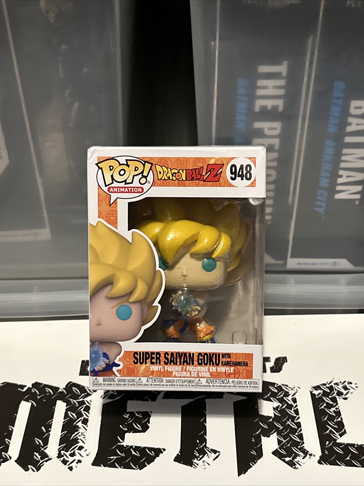 Funko Pop! Dragon Ball Z Animation Dbz S8 Super Saiyan Ss Goku W/ Kamehameha New