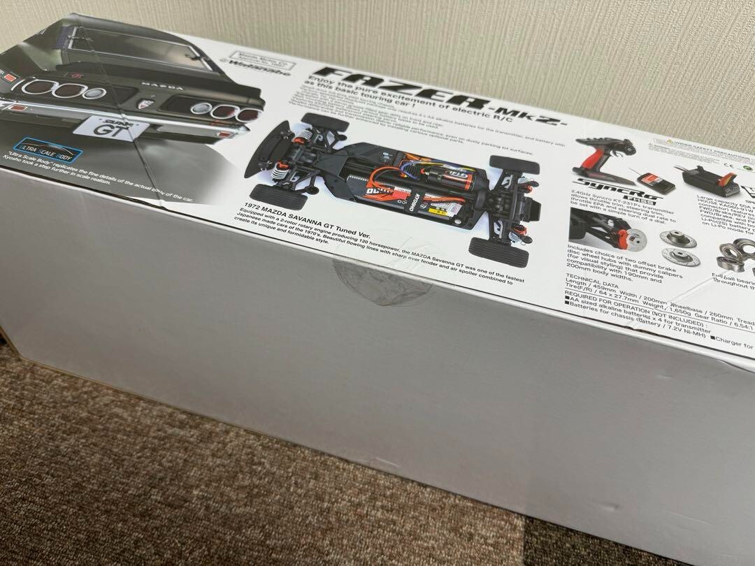 ホビーラジコン KYOSHO MAZDA SAVANNA GT Tuned Ver. 1/10 Scale Radio Controlled Electric Powered 4WD FAZER Mk2