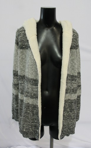 Hooded Cardigan AL8 Gray Medium NWT | eBay