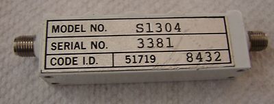 Delta Microwave S1304 BAND PASS FILTER Code ID 51719