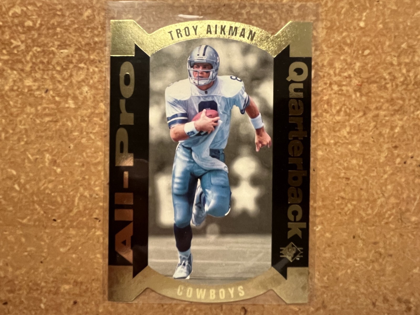 Dallas Cowboys-TROY AIKMAN, 1995 UPPER DECK SP ALL-PRO GOLD #AP-8, $6 Value
