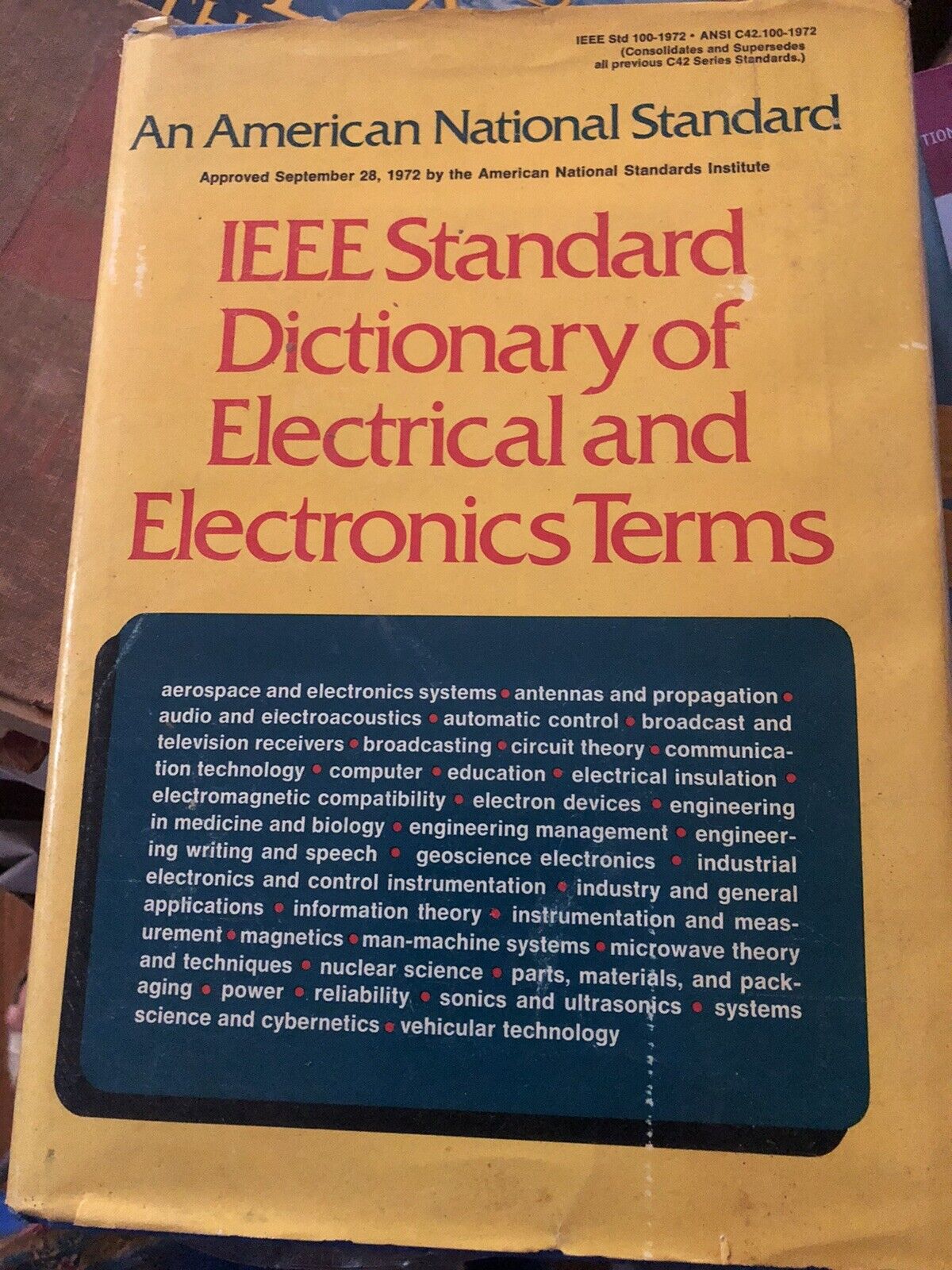 Horno Final imponer IEEE Standard Dictionary of Electrical and Electronics Terms | eBay
