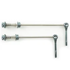 OMNI Racer WORLDS LIGHTEST Race-Lite Titanium Alloy Road Wheel Skewers: 46g GRAY