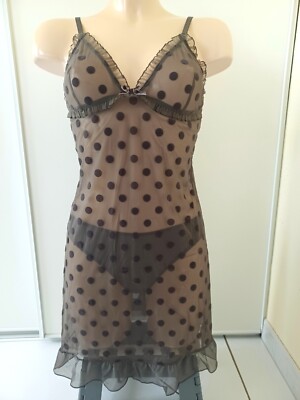 Nuisette Grise Joanna - Piège Lingerie Taille 40, Modèle SP1260BD - Neuf Avec étiquettes